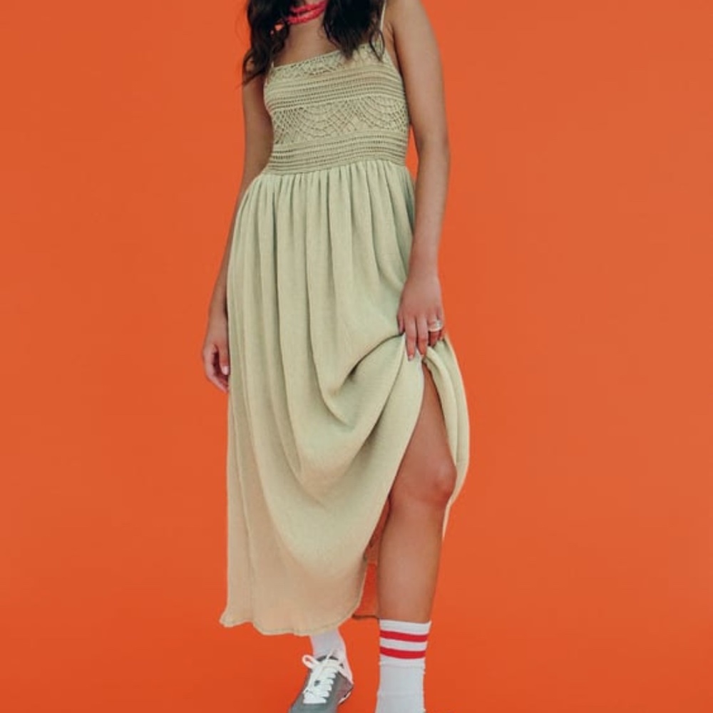 Zara Summer Dress with crochet trim